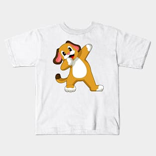 Dog Hip Hop Dance Kids T-Shirt